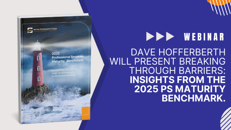 Dave Hofferberth will present Breaking Through Barriers: Insights from the 2025 PS Maturity Benchmark.