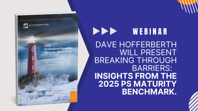 Dave Hofferberth will present Breaking Through Barriers: Insights from the 2025 PS Maturity Benchmark.