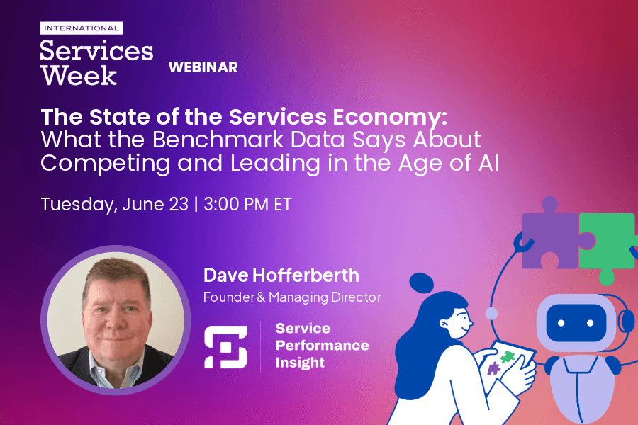 SPI Research webinar at International Services Week 2026 with Dave Hofferberth